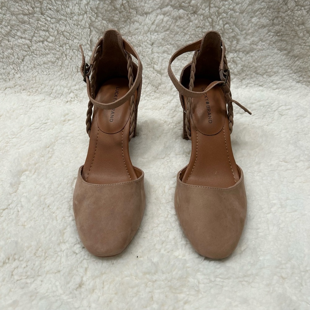 Lucky Brand Women's Stacked Heel Pumps